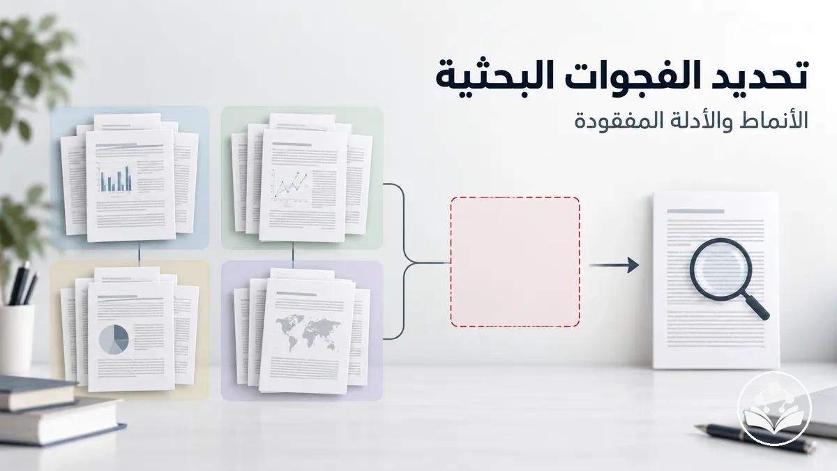 تحديد الفجوات البحثية من الأنماط والأدلة المفقودة في الأدبيات المُراجعة