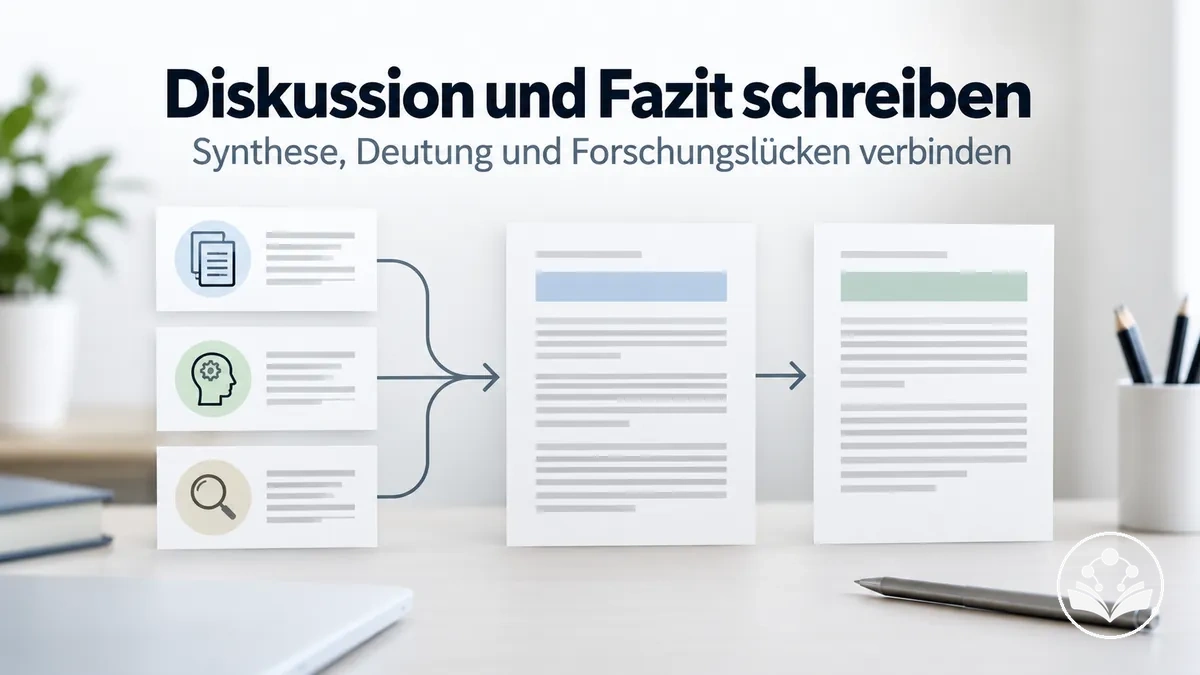Diskussion und Fazit verbinden Synthese, Interpretation und Forschungslücken