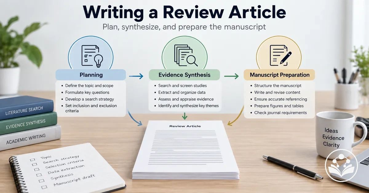 Review article writing workflow from planning through synthesis and manuscript preparation