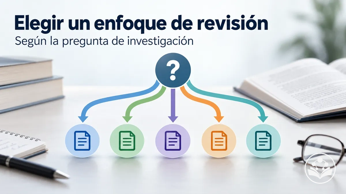 Distintos enfoques de revisión y su adecuación a diferentes preguntas de investigación