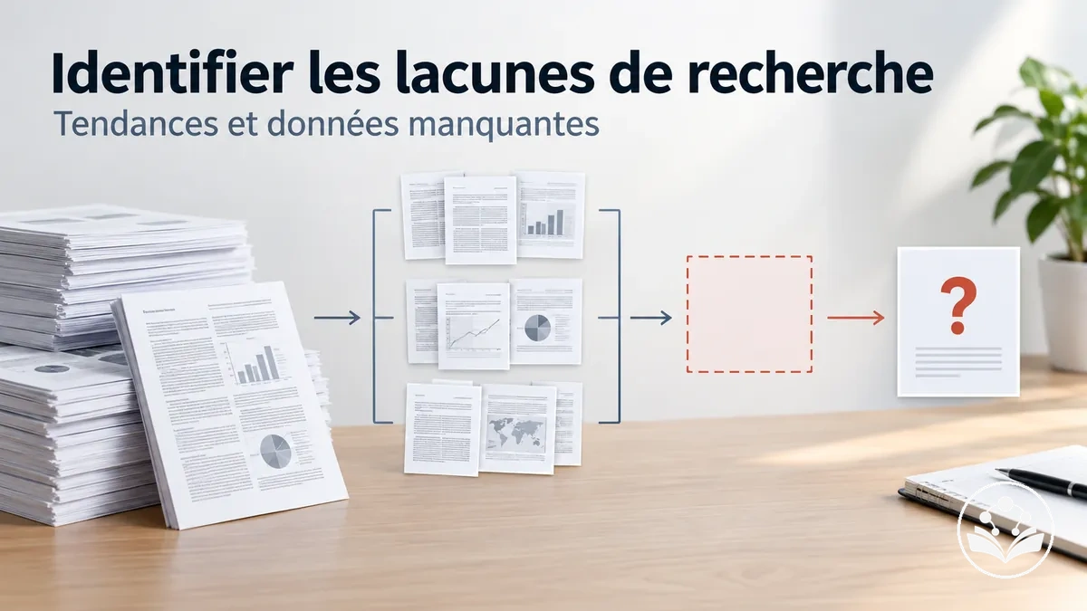 Identification des lacunes de recherche à partir des tendances et des données probantes manquantes dans la littérature examinée