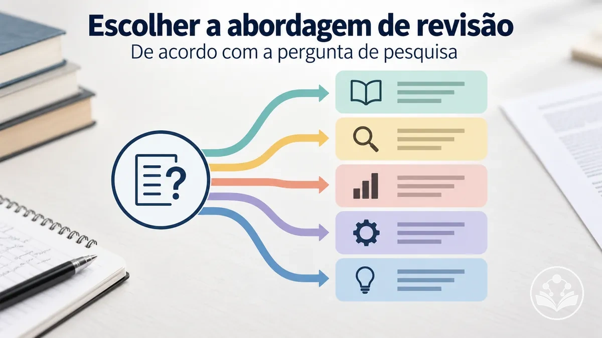 Diferentes abordagens de revisão e sua adequação a diferentes perguntas de pesquisa