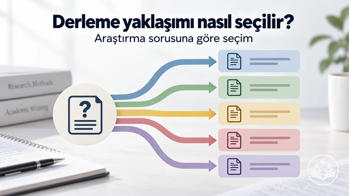 Farklı araştırma sorularına uygun derleme makalesi yaklaşımları