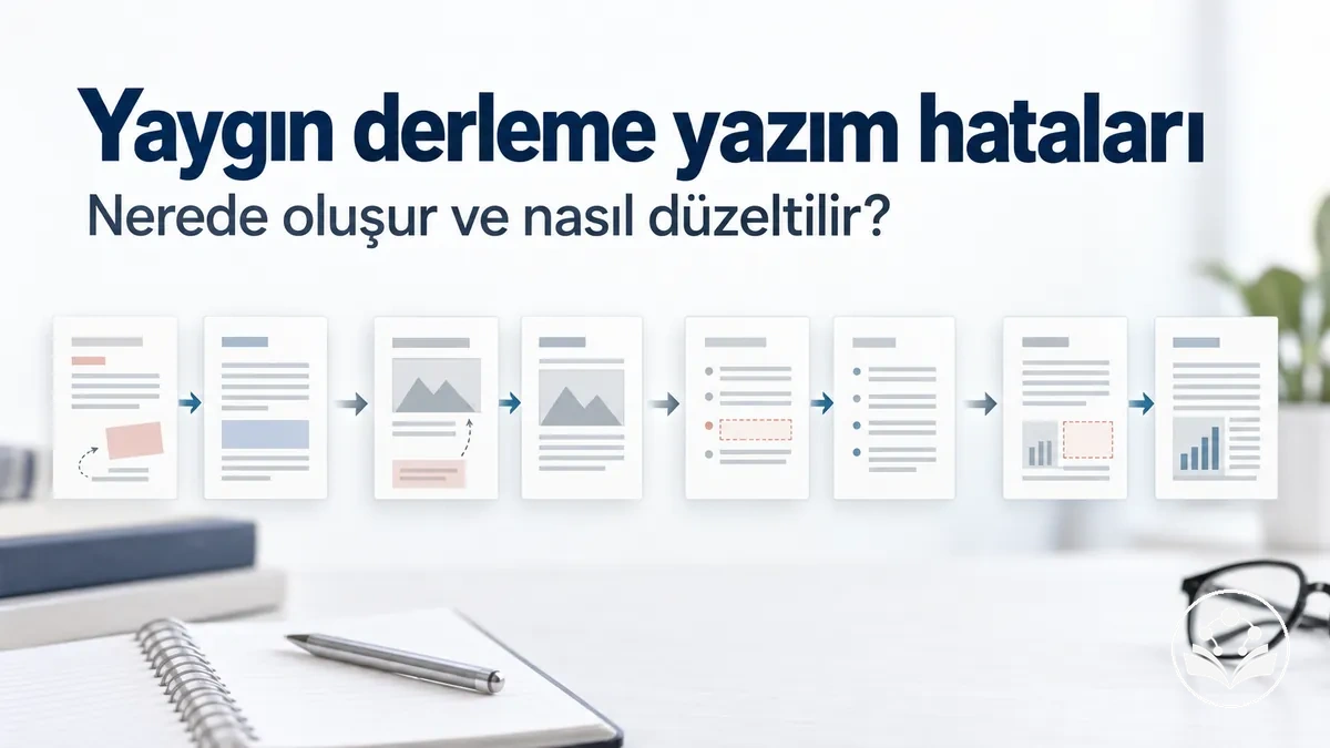 Derleme makalesi yazımında sık görülen sorunlar ve ortaya çıktıkları aşamalar